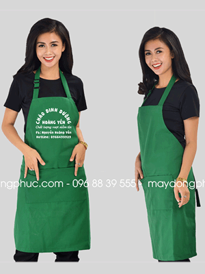 May tạp dề Quán Cháo dinh dưỡng Hoàng Yến