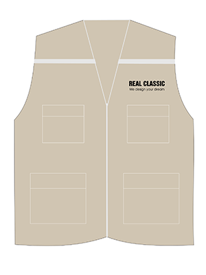 May áo gile Công ty kiến trúc nội thất Real Classic