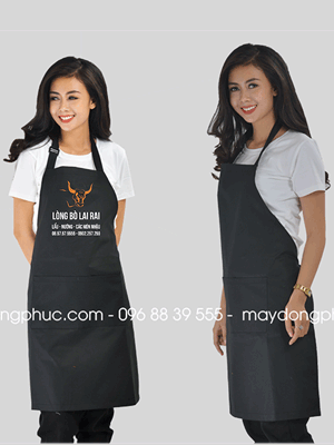 May tạp dề Quán Lẩu lòng bò Lai rai