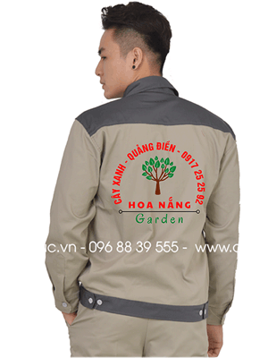 May đồng phục bảo hộ Công ty Hoa Nắng