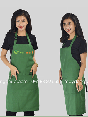 May tạp dề Siêu thị Green Mart