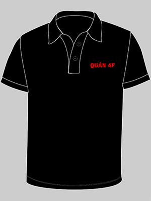 May áo phông đồng phục quán 4F