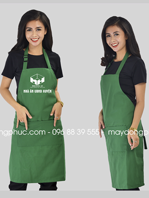 May tạp dề Nhà ăn UBND huyện