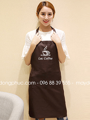 May tạp dề Quán Lac Coffee