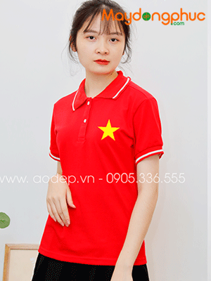May áo phông cờ đỏ sao vàng TA