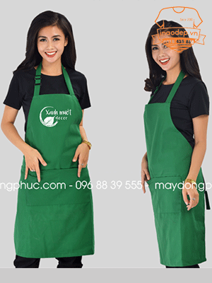 May tạp dề Quán Xanh mướt Decor