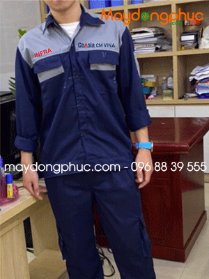 May đồng phục bảo hộ Công ty Coasia CM Vina