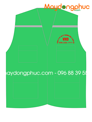 May áo gile Công ty CP XD PT thương mại & dịch vụ VHD