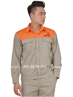 May đồng phục bảo hộ Công ty CP đầu tư và tư vấn Phan Gia