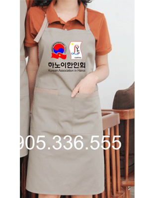 May tạp dề Công ty Korean Association in Hanoi