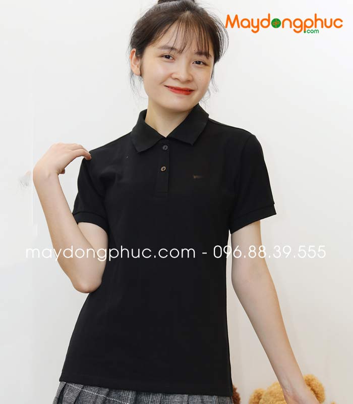Áo phông polo màu đen