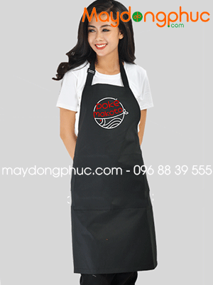 May tạp dề Quán Poke Makoto