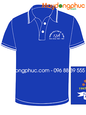 May áo Lớp 12A Trường PTTH Lý Thái Tổ - Từ Sơn 1984-1987