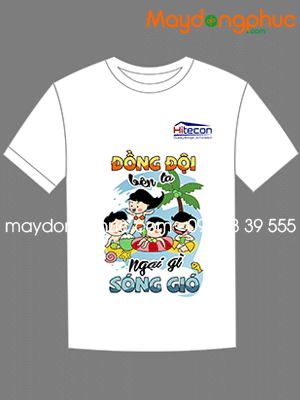 May áo cổ tròn Công ty Hitecon