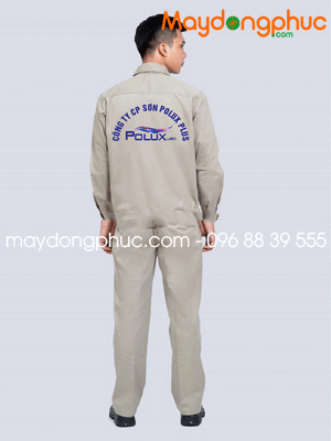 May đồng phục bảo hộ Công ty CP Sơn Polux Plus