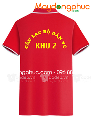 May áo phông Câu lạc bộ dân vũ Khu 2