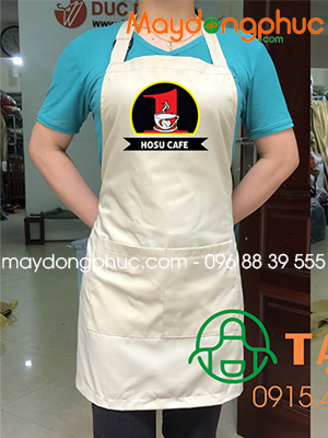 May tạp dề Quán Hosu Cafe
