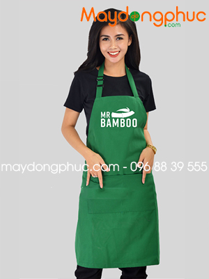 May tạp dề Quán Mr Bamboo