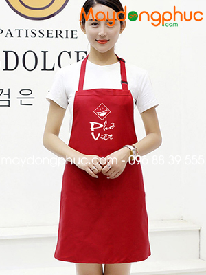 May tạp dề Quán Phở Việt