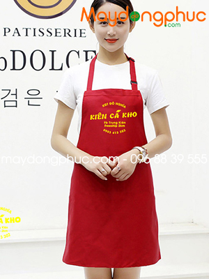May tạp dề Quán Kiên Cá Kho