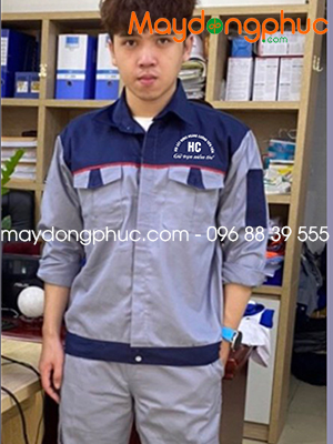 May đồng phục bảo hộ Đội xây dựng Hoàng Cường Tiền Tiến