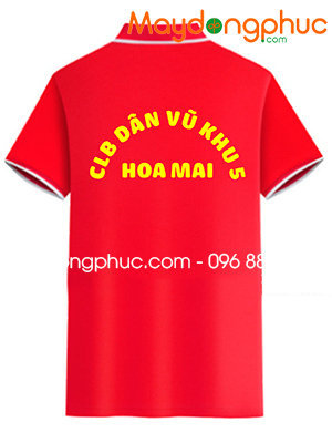 May áo phông CLB Dân vũ Khu 5 Hoa Mai