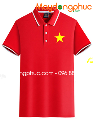 May áo phông Sao vàng Tổ quốc Thiêng Liêng