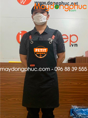 May tạp dề Quán Petit Bubble
