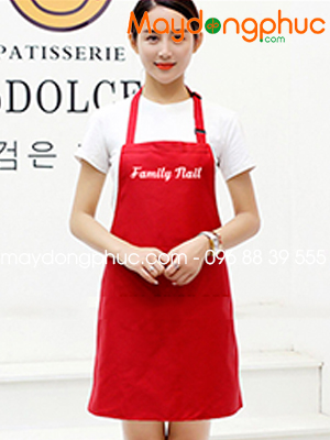 May tạp dề Family Nail