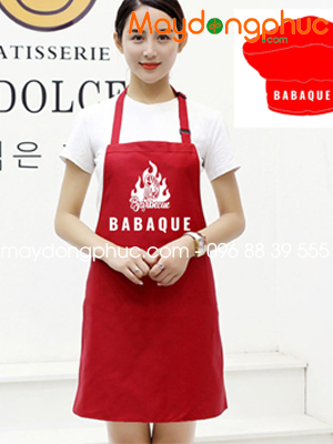 May tạp dề Nhà hàng Babaque