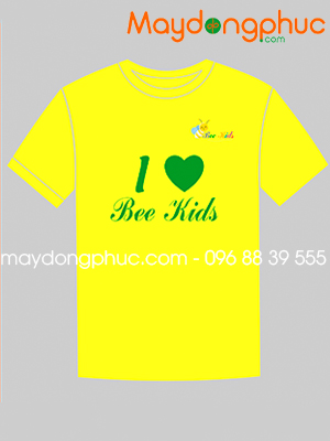May áo phông Trường Mầm non Bé Ong Bee Kids
