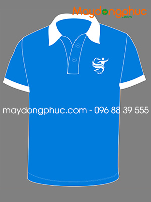 May áo phông màu xanh dương in hình Bản đồ S