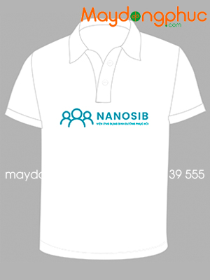May áo phông cổ bẻ Viện ứng dụng dinh dưỡng phục hồi Nanosib