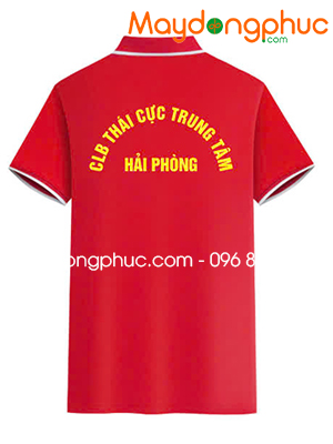 May áo phông CLB Thái Cực trung tâm Hải Phòng