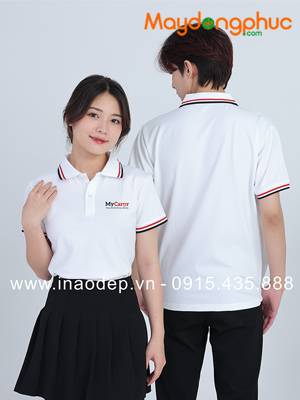 May áo phông màu trắng Mạng Xã Hội Hướng Nghiệp MyCareer