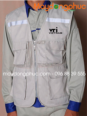 May áo gile đồng phục Công ty VTI Việt Nam