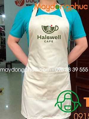 May tạp dề Quán Cafe Halswell