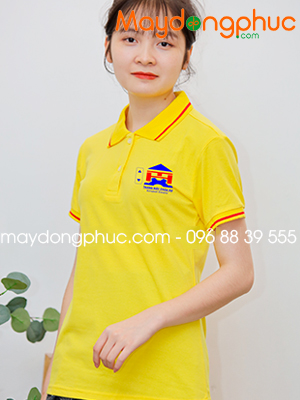 May áo phông màu vàng Thang máy Châu Âu