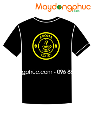 May áo phông Quán Coffee AROMA