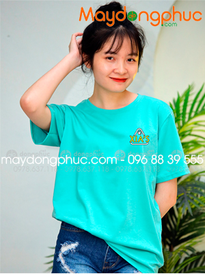 May áo phông cổ tròn Công ty XIA’S