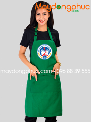May tạp dề màu xanh lá cây Trường đại học Kinh tế quốc dân