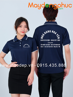 May áo phông Nhà hàng Hoa Yến