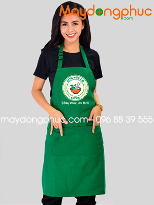 May tạp dề Quán Cơm hữu cơ Sepon