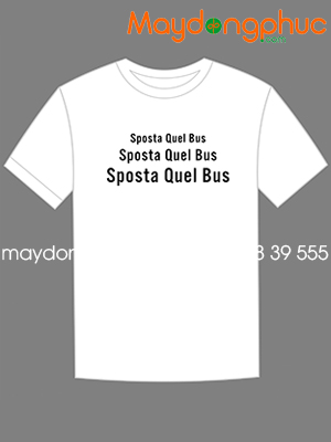 May áo phông Sposta Quel Bus