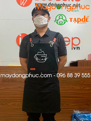 May tạp dề Quán Coffee Mia