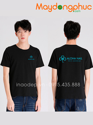 May áo phông Tiệm Nail ALOHA
