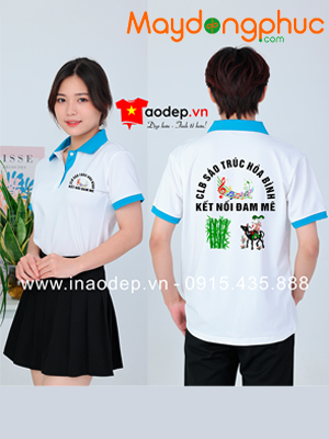 May áo phông CLB Sáo trúc Hòa Bình