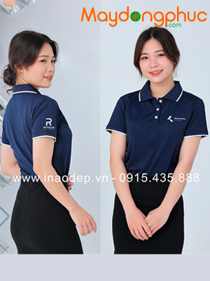 May áo phông màu xanh than Công ty Kitowindow