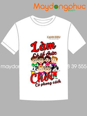May áo phông Canh dieu Làm có tổ chức chơi có phong cách