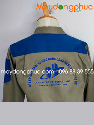 May áo bảo hộ Công ty CP kiến trúc và ứng dụng công nghệ xây dựng HC